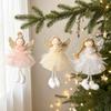 Tulle Skirt Girl Christmas Ornament - Hanging Figurine for Christmas Tree, Holiday Party Decoration and Gift