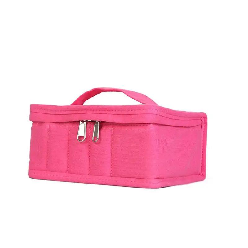 17 Bottle Carrying Holder Box Travel Nail Polish Organizer Storage Case Container Casket Portable Essential Oil Storage Bag