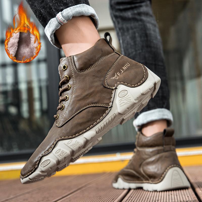 Мужские коричневые туфли для вождения — фото 17