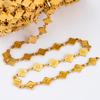 0.5M 1M Geometry Striped Square Necklace Chain Stainless Steel Circle Link Chains DIY Women Bracelets Jewelry Making Body Chain
