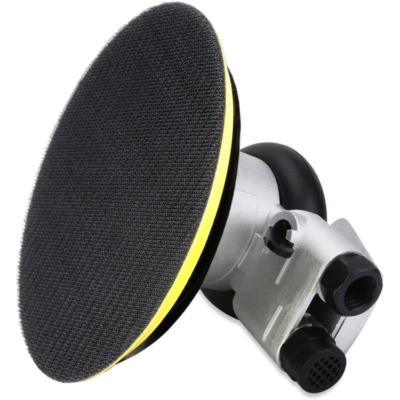 LithiCraft 5-inch Dual Action Polisher Air Tool Random Orbital Sander, 12,000 RPM, 12.7cm, Dual Action, Handheld Air Tool Sander
