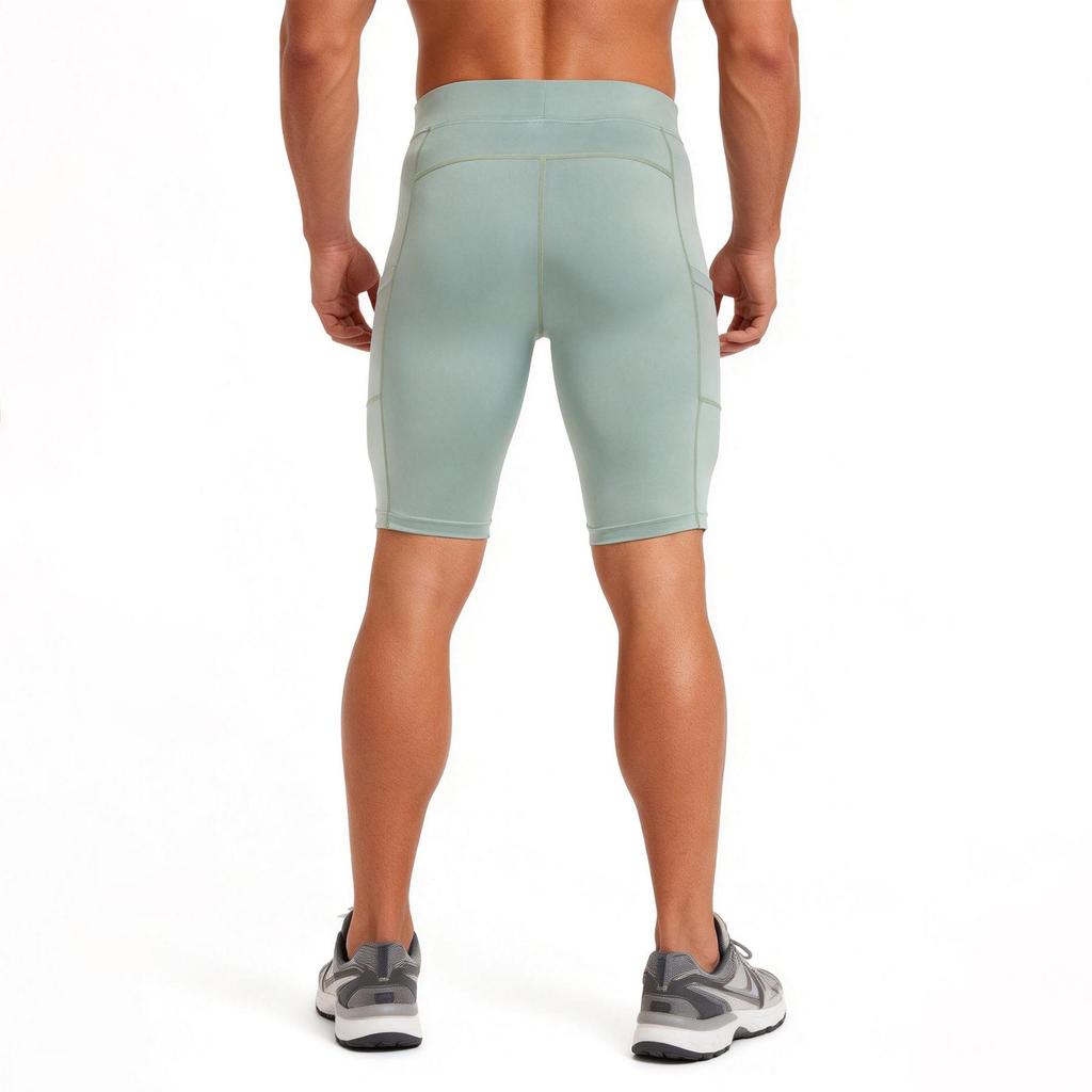 Men's Workout Tights Running Shorts Fitness Quick Dry Compression Pants