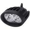 4in 20W LED Dual Head Driving Light Spotlight Fog Lamp for Car Truck ATV Boat Motorcycle Black