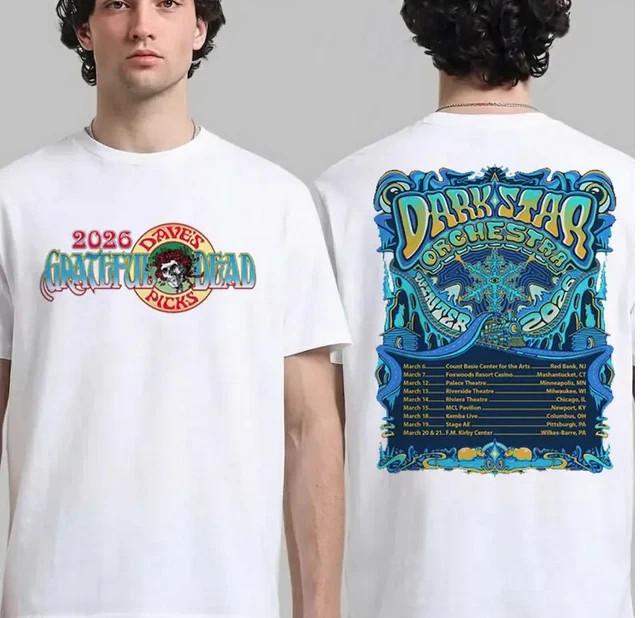 DarkStar Shirt 2026, Music Tour 2026 T-Shirt M
