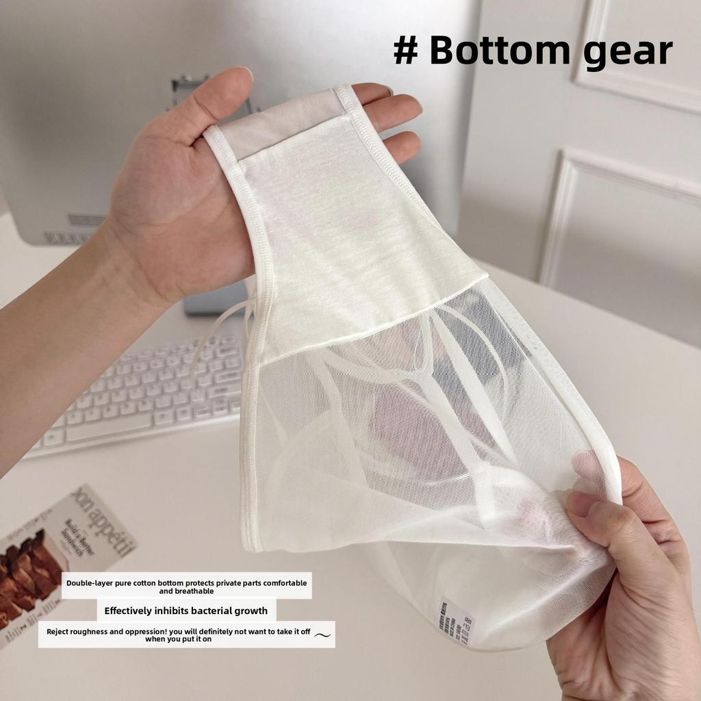 Ladies Spring and Summer Sweet Sexy Lace Comfortable Breathable Mid Waist Triangle Briefs