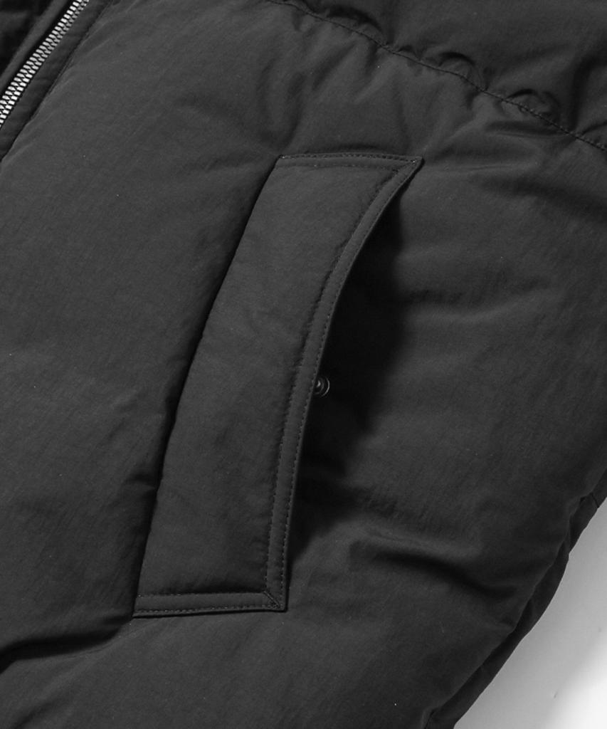 Adhoc Men'S Collared Simple Short Puffer Jacket (Black) (Hbbdo01)