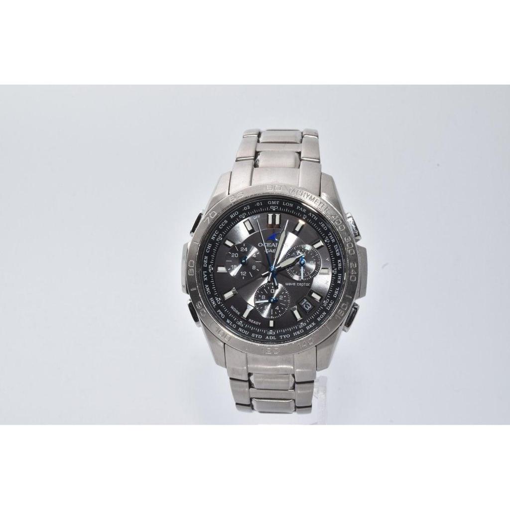Used CASIO OCEANUS OCW-600 Radio-controlled Solar Men's Watch