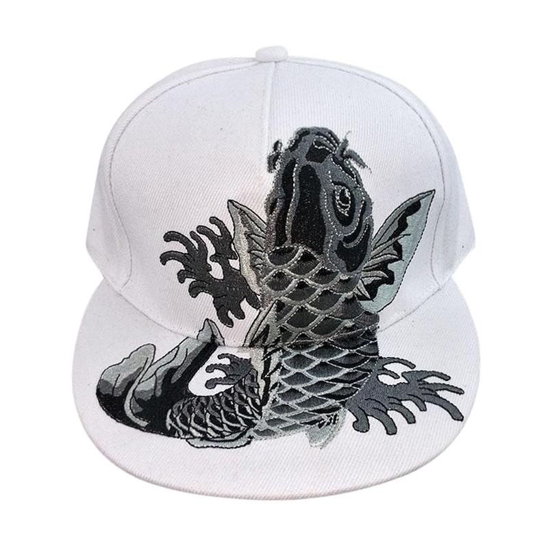 Berretto Baseball Con Ricamo Teschio – Regolabile (55-65 Cm), Traspirante, Stile Hip-Hop, Per Uomo E Donna
