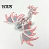 Smooth Texture Figurines 3D Printed Dragon Butterfly Figurine, Articulated Desk Decor, Cute Decorative Sculpture Shelf Ornament, Stress Relief