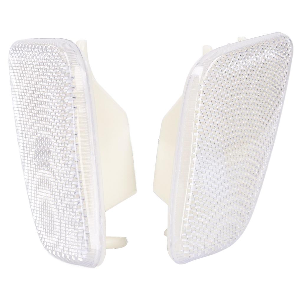 2 Stück Auto Front Seitenmarkierungsleuchtengehäuse Weiß Ersatz für Jeep Wrangler 1997?2006