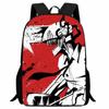 Printed Two-Dimensional Chainsaw Man Schoolbag, Primary School Student Cartoon Chaaw Man Backpack