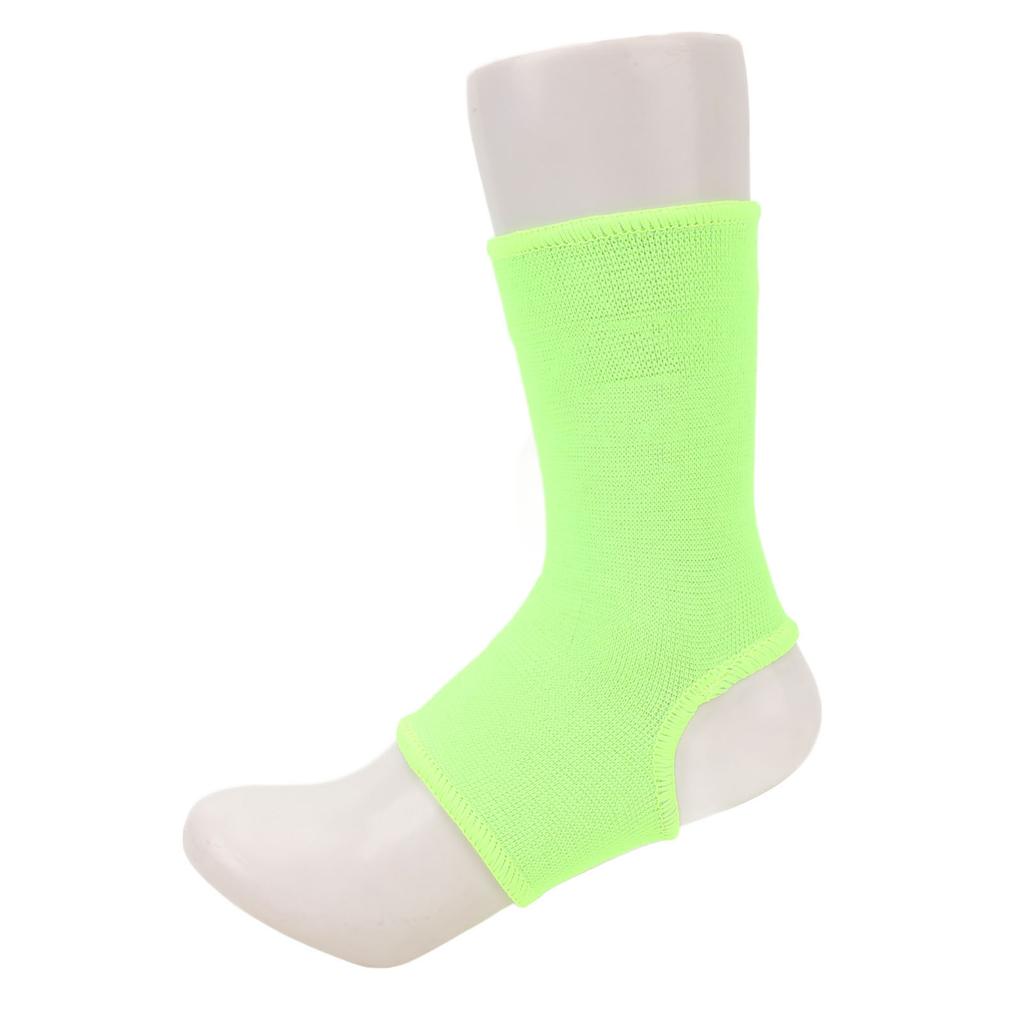 1 Pair Ankle Brace Socks Breathable Comfortable Flexible Multifunction Ankle Brace Compression Sleeve for Boxing Outdoor Sports Green M