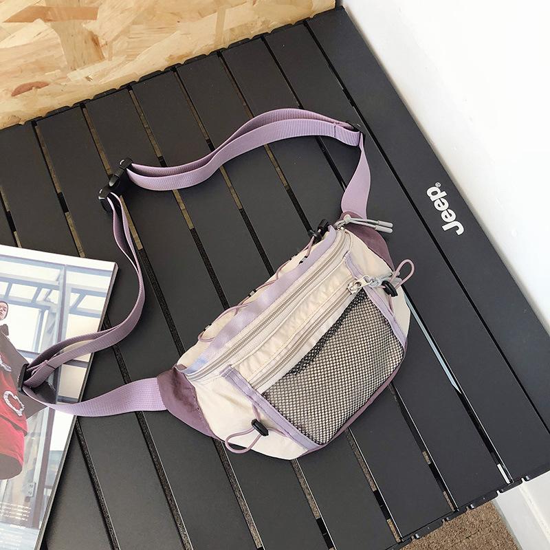 Breast Bag Women'S Trendy Brand Personalized Messenger Bag Anti-Splashing Multi-Functional Fanny Pack Women'S Versatile Cycling Tooling Shoulder Bag