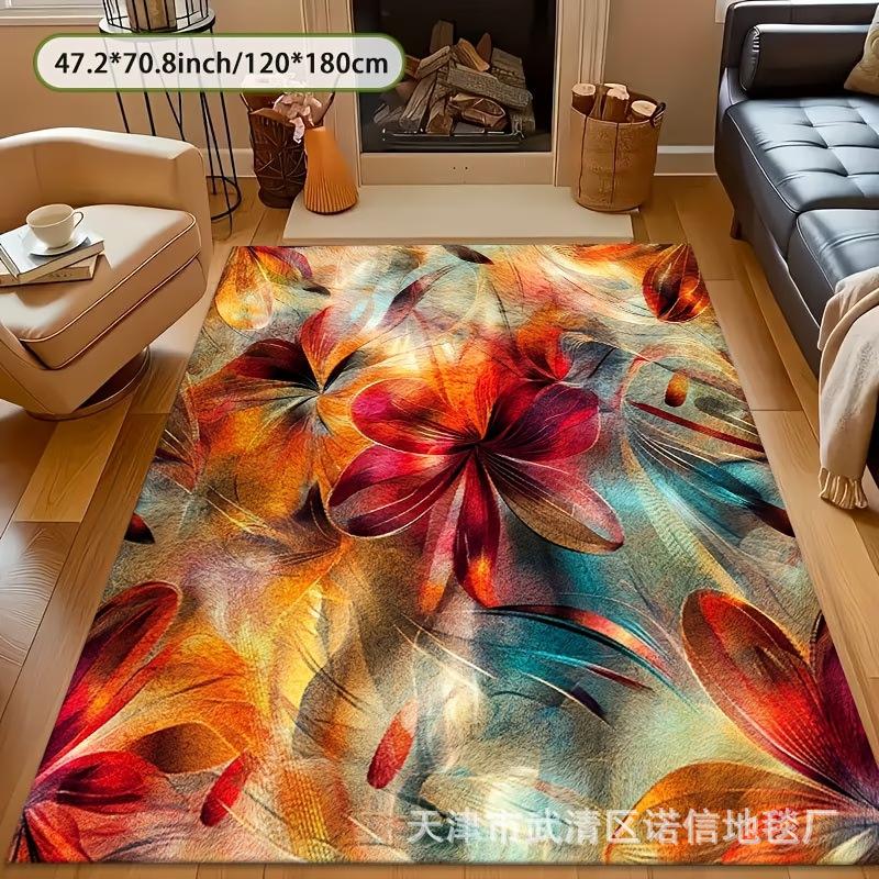 Modern Light Luxury Carpets, Anti-Slip Floor MATS, Minimalist Style Living Room And Bedroom MATS For Home Decoration Rug