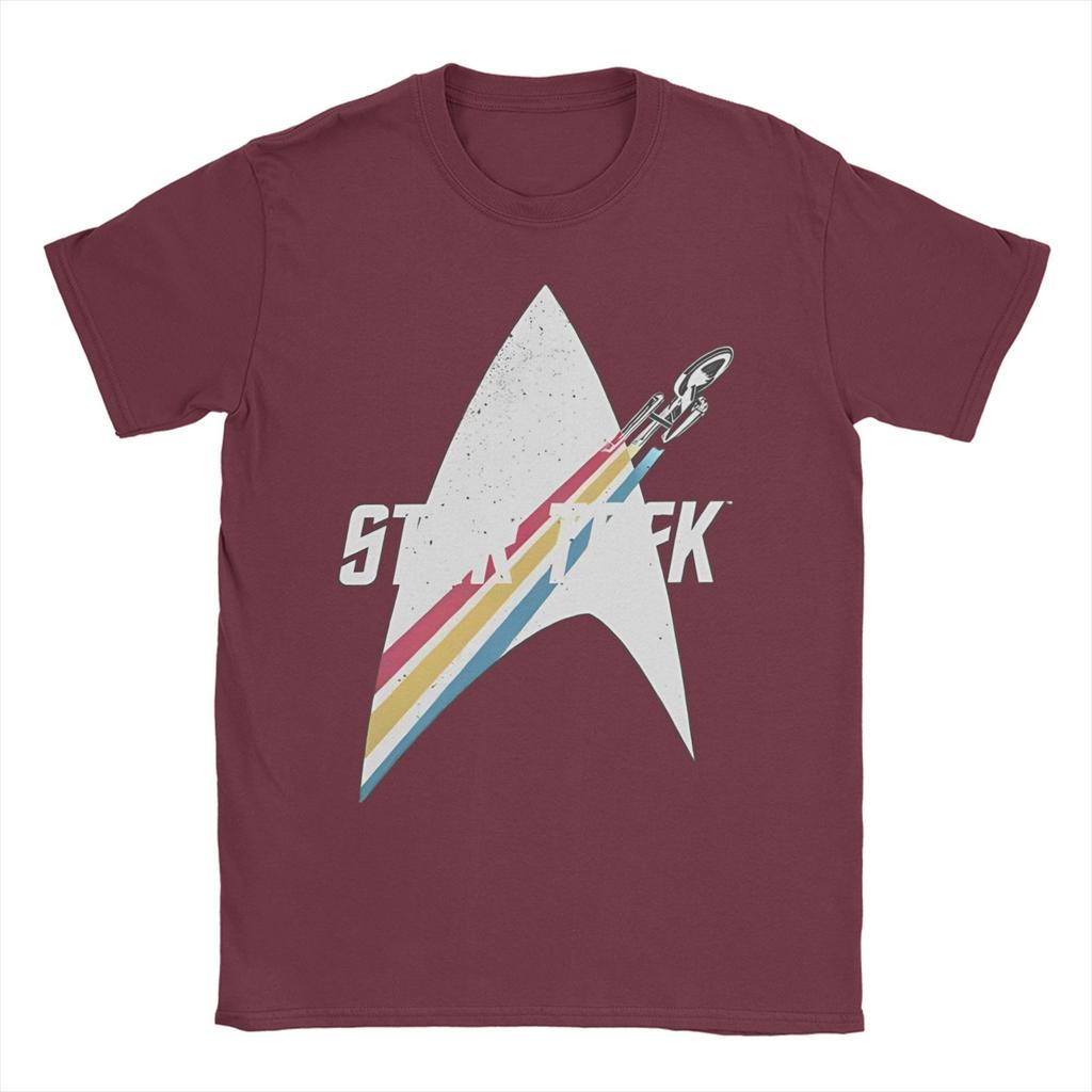Casual T Shirt Summer S/Stars T/Treks Hipster T Shirts Starfleet Theme  Cotton Tshirt Adult Casual Hot Sale Short Sleeve Tops