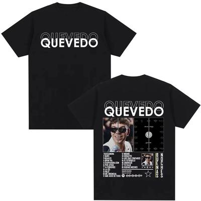 Rapper QUEVEDO Buenas Noches T-shirt Men Women Clothing Casual T-shirts Fashion Hip Hop Short Sleeve T Shirt
