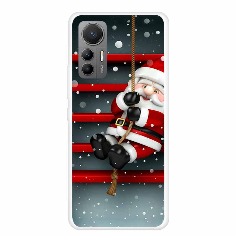 For Xiaomi Redmi K50 Ultra Case Christmas Soft Silicone Back Cover Phone Case for Redmi K50 Extreme Edition Clear Cartoon Funda
