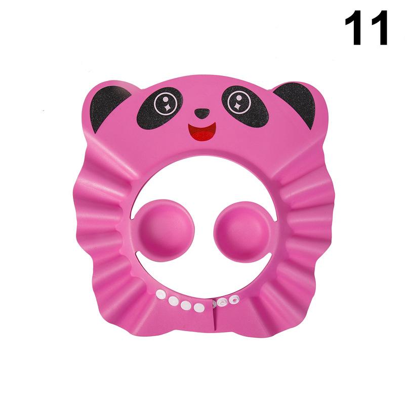 Verstellbare Cartoon Baby Shampoo Kappe Wasserdichter Spritzschutz Badevisier Hut Langlebiger Säuglings Haarschutz Für Dusche