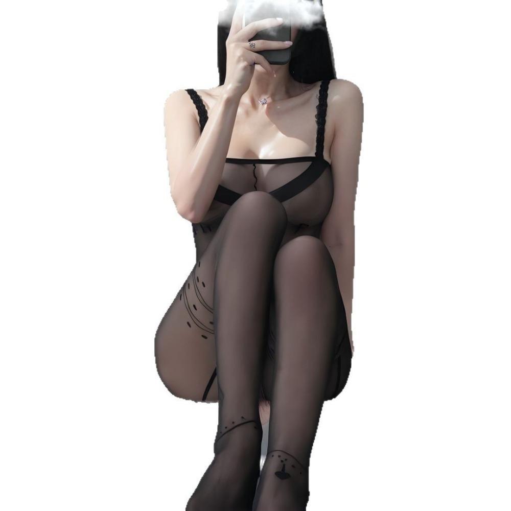 Sex Stockings, Sexy Passion Underwear, Open Mesh Uniform Suit, Tempting Small Breasts To Gather and Show Big Breasts