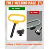 2Pack Hitch Pin, 1/2 X 3 Inch Trailer Hitch Pin With Clip And Rubber-Coated Handle, Strong Heavy Duty Lawn Mower Hitch Pin For Mowers, Tractor Truck,