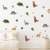 Cartoon Animal Cute Dinosaur Wall Stickers Removable for Kids Room Decoration Background Living Room Baby Nursery Wall Decals