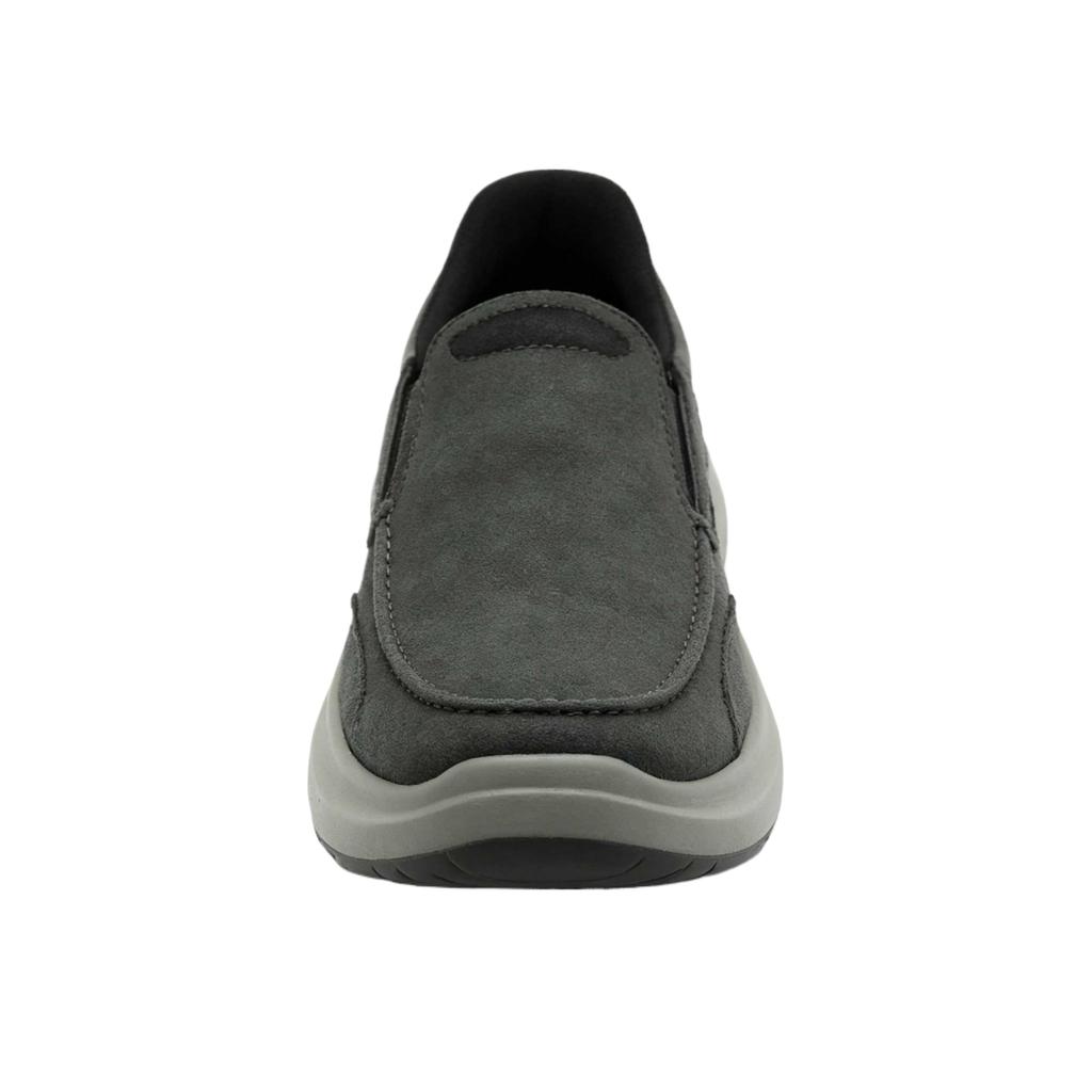 Skechers Slip-Ins Canvas Round Toe Thick Sole Loafers Low Top Casual Shoes Men sneakers 205739-BLK