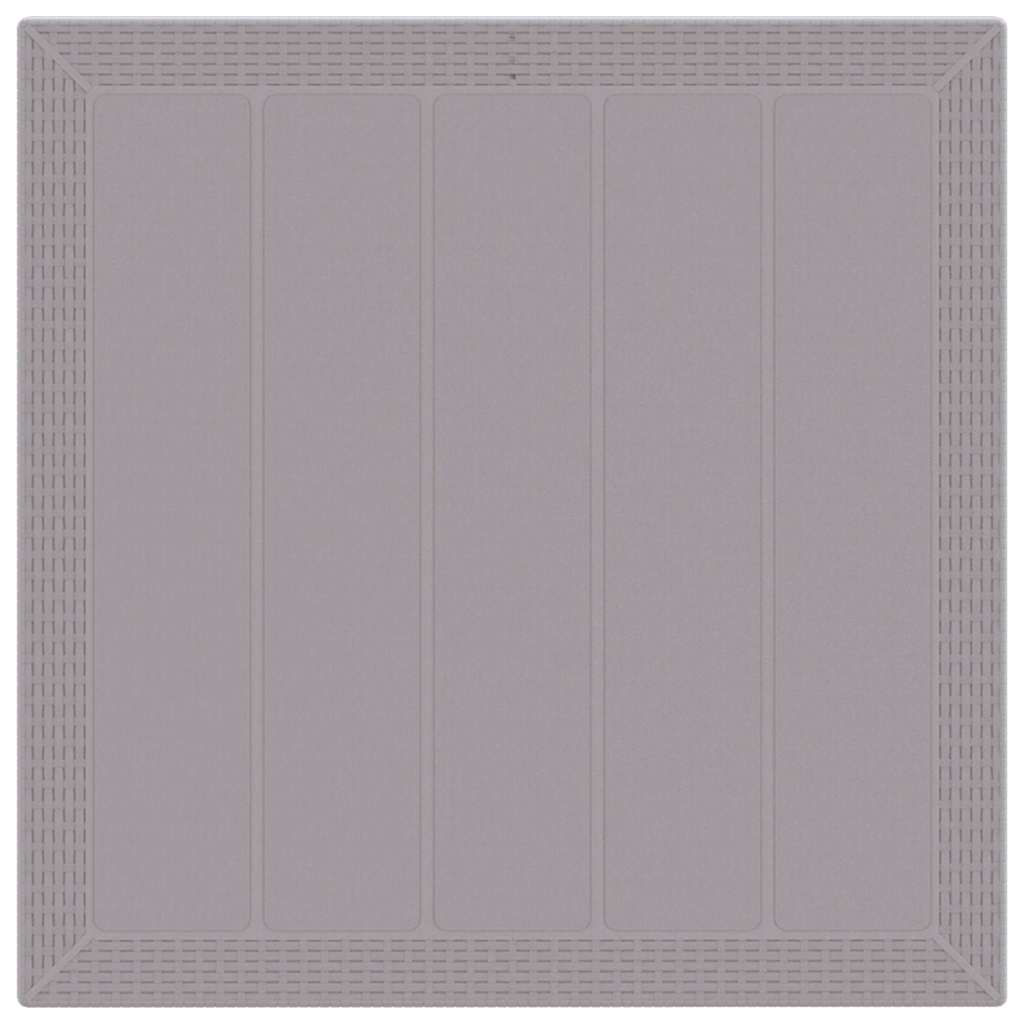 Garden Dining Set 5 Pcs Light Gray Polypropylene