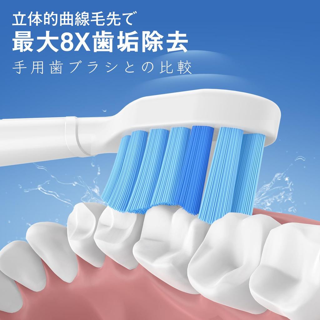 Trustnice Replacement Brush Heads for Philips Sonicare Electric Toothbrushes DiamondClean ProtectiveClean Brush Heads with Soft Bristles and Polished