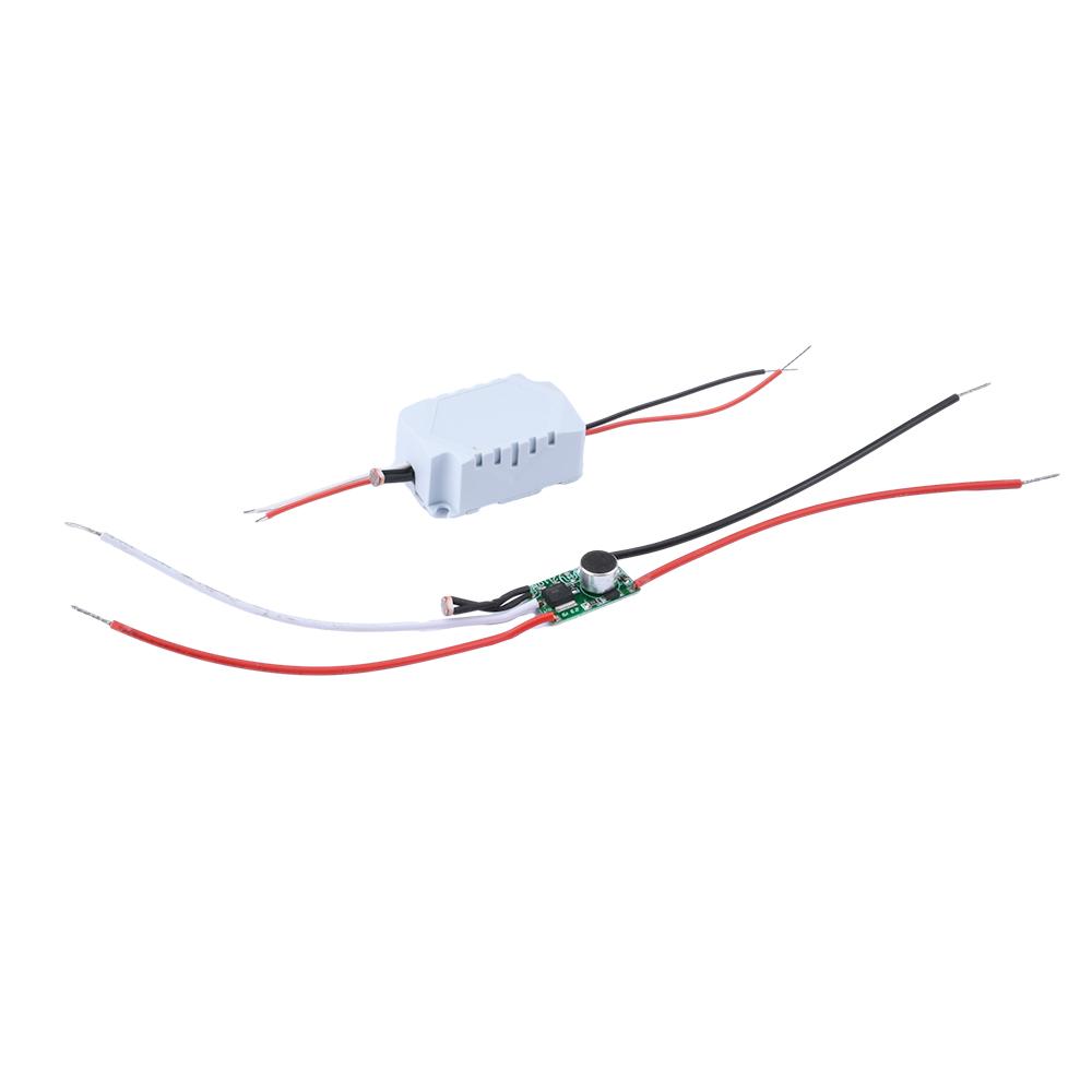 DC3-30v Low-voltage Sound Light Control Switch Module Digital Display Controller Module 60W 50-60HZ Switch Circuit Board