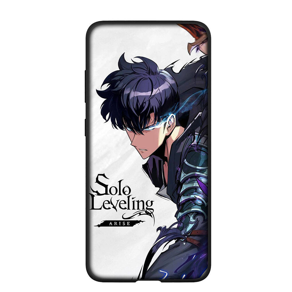 Case for Samsung Galaxy S25 S23 S22 S24 Ultra FE A05 A06 A15 A16 A36 A37 A35 A54 A55 A56 A57 A25 A26 A53 A17 Cartoon Solo Leveling Sung Jin woo Cover