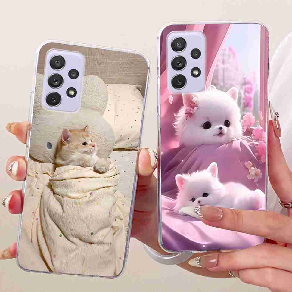 Für Samsung A72 Hülle SM-A725F Fundas Weiches Silikon Luxuriöse Bemalte Abdeckung Hüllen Für Samsung Galaxy A72 Gehäuse Bumper