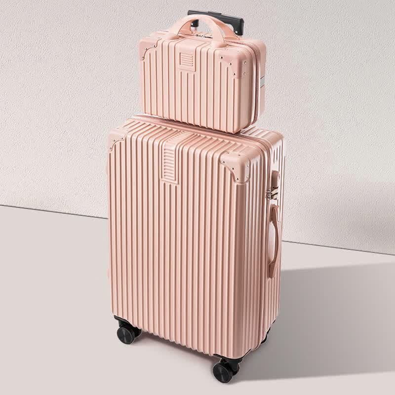 HANDUNYOU Durable Aluminum Frame Luggage 20 inch