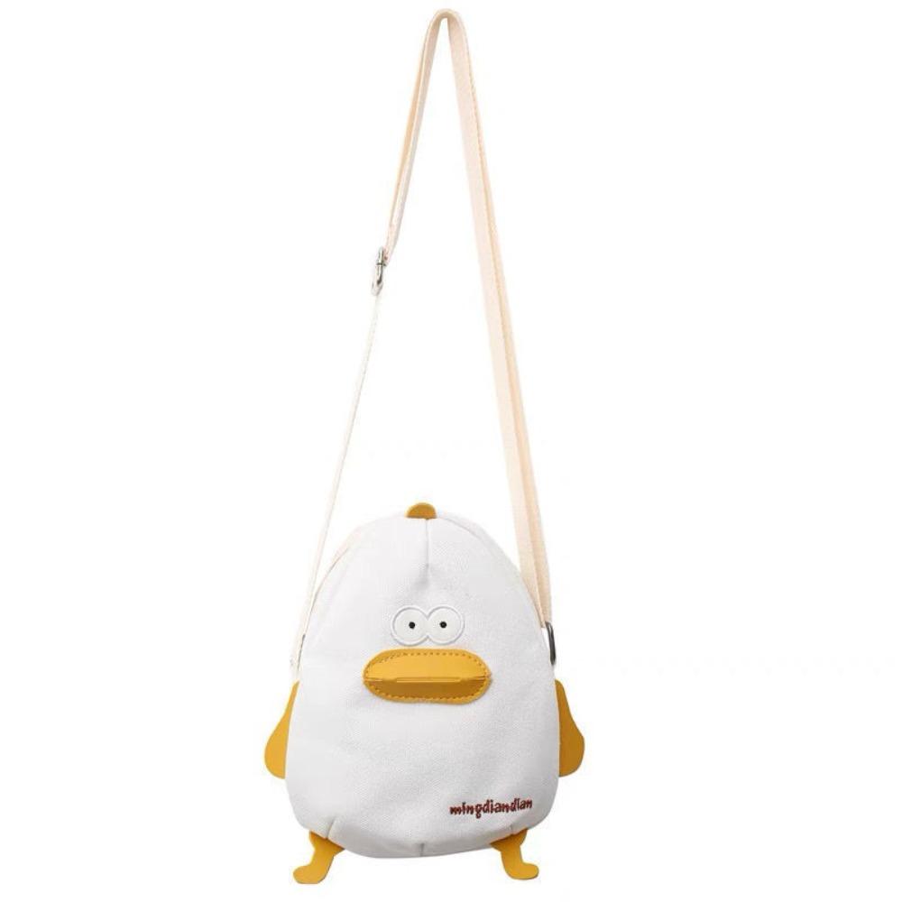 

Soft Versatile Shoulder Bag Canvas Tote Bag Lovely Canvas Splicing Bag