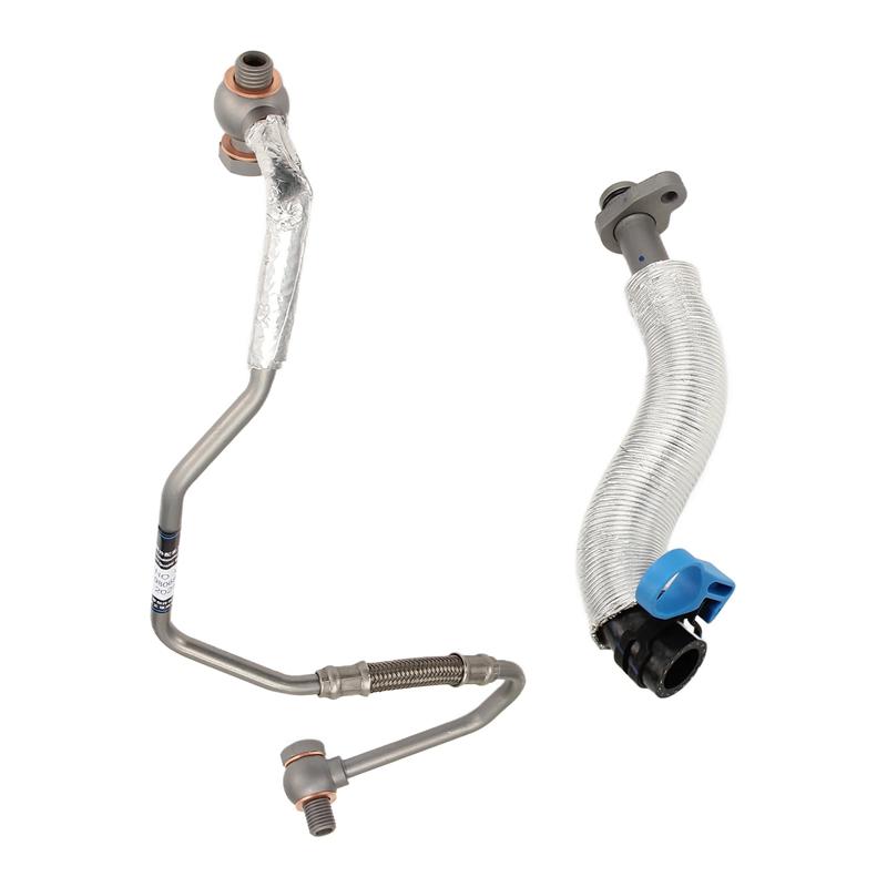 L10A Schmierölleitung Turbo Ladedrucker Ölrohranschluss 037979 037956 Rücklaufleitung Für 308 408 RCZ 3008 508 Citroen C4 C5 DS