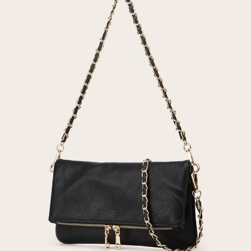 Lychee Grain Underarm Chain Small Bag Women's Fashion Senior Sense Small Square Bag Single Shoulder Crossbody Bag