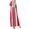 New Arabian Ethnic Lace Dress - Long Middle Eastern Muslim Robe Style 020.