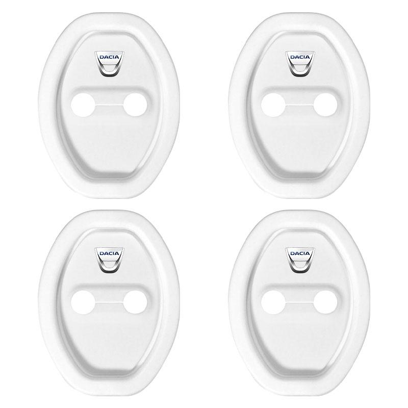 4Pcs Car Door Stopper Cover Door Lock Protective Covers For Renault Dacia Megane 1 2 3 4 CC Laguna 2 3 Coupe Clio 4 Laguna Logan