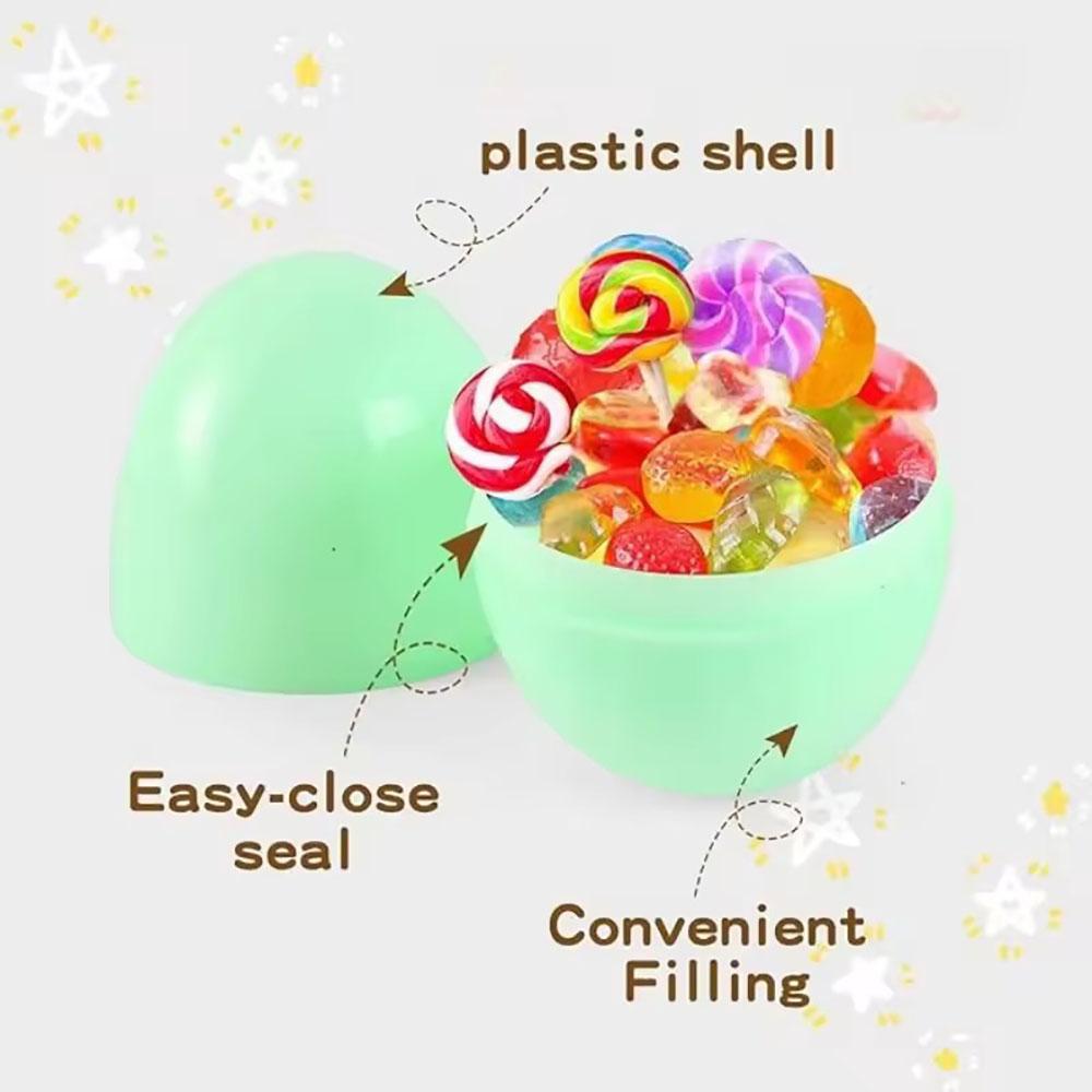 6/12 buc Jucării de Paște Noutate Ouă de plastic reciclabile Ouă de Paște DIY neumplute pentru proiecte artizanale