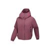Windproof Water-Repellent Cold-Resistant Durable Outdoor Series Warm Comfortable Soft Delicate Hooded Jacket Women Jackets Plum P125W028-053E