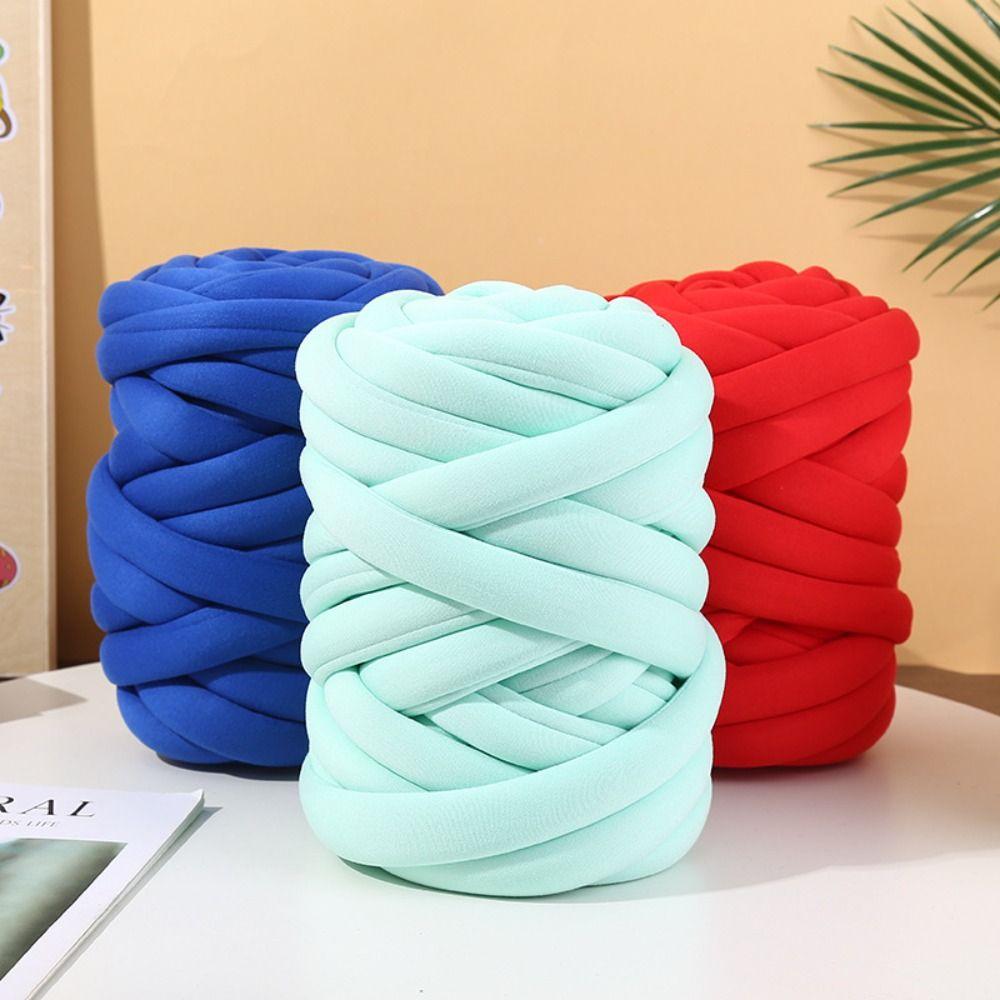 2.5cm Chunky Yarn Super Velvet Bulky Yarn Easy Projects Tube Yarn Pet Beds
