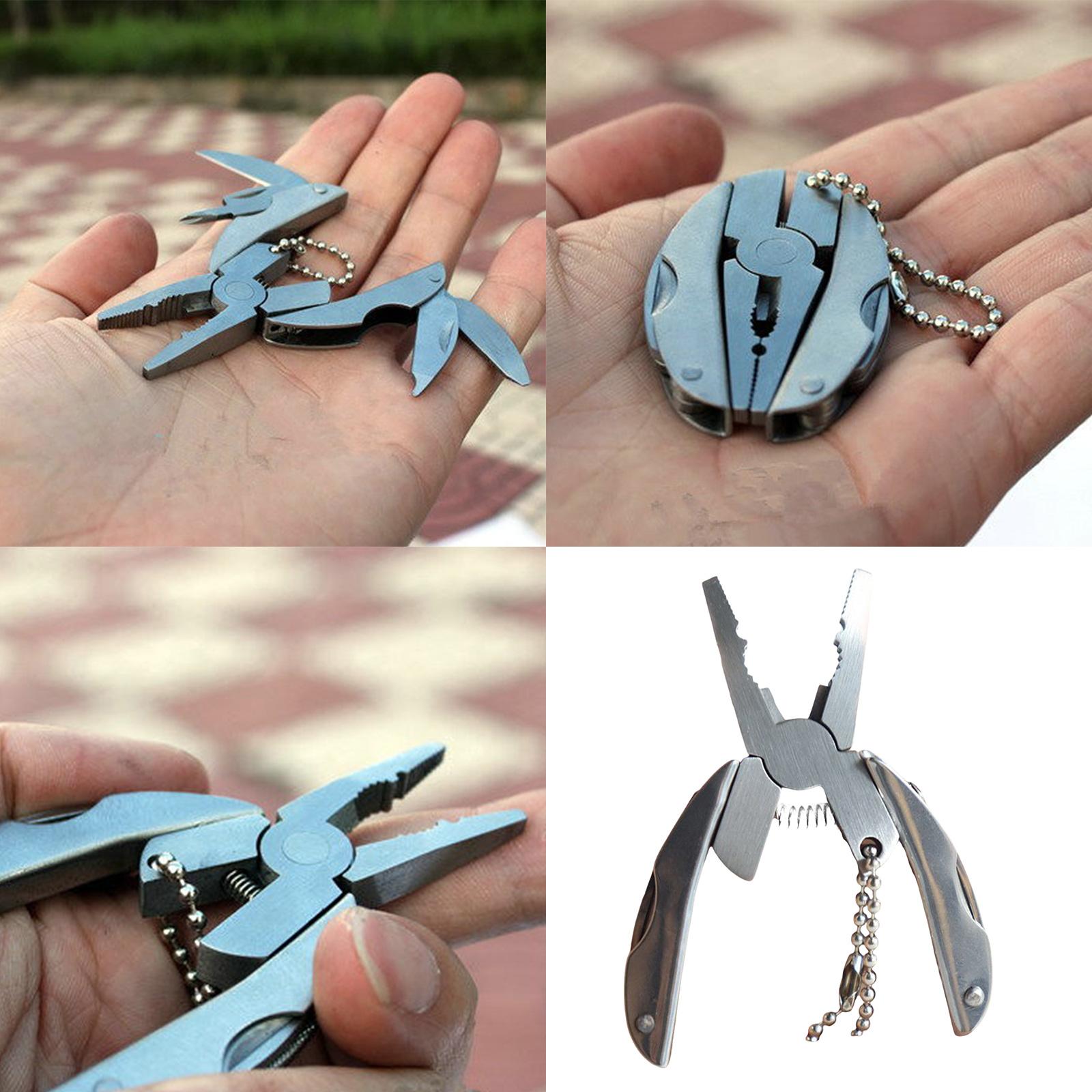 

Многофункциональные складные плоскогубцы, складной резак, брелок, отвертка, портативный складной карманный инструмент, аксессуары для кемпинга