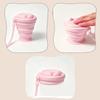 Portable Folding Water Bottle Silicone Portable Drinking Cup Durable Collapsible Water Cup