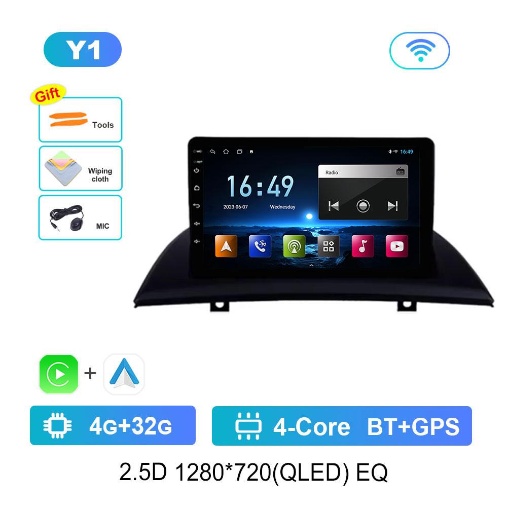 Bluetooth Android OS WiFi for BMW X3 E83 2004 - 2012 Car Radio Multimedia Player DSP Stereo GPS 4G Split Screen Cooling Fan