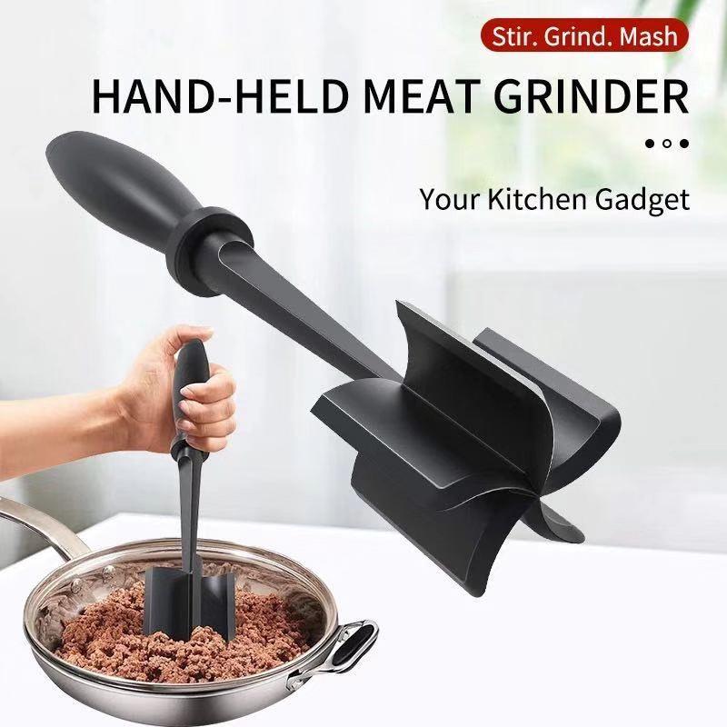 Multi-Function Kitchen Chopper: Meat, Potato, Salad & Tomato Slicer, Rice Stirrer, Grinder & Mixing Shovel