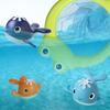 Baby Wind-up Swimming Whale Chain Swimming Whale Bath Magnetic Fishing Set Bath Swimming Toy
