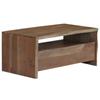 Day and Night - Day and Night Coffee Table Live Edge Solid Gray Acacia Wood 90x50x40 Cm