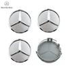XHBNJ1 AMG W220 For AMG Benz 4pcs/set 75mm Car Wheel Center Hub Caps Cover for Mercedes Benz B/C/E/S Class A Class C200L GLC GLK CLA W1