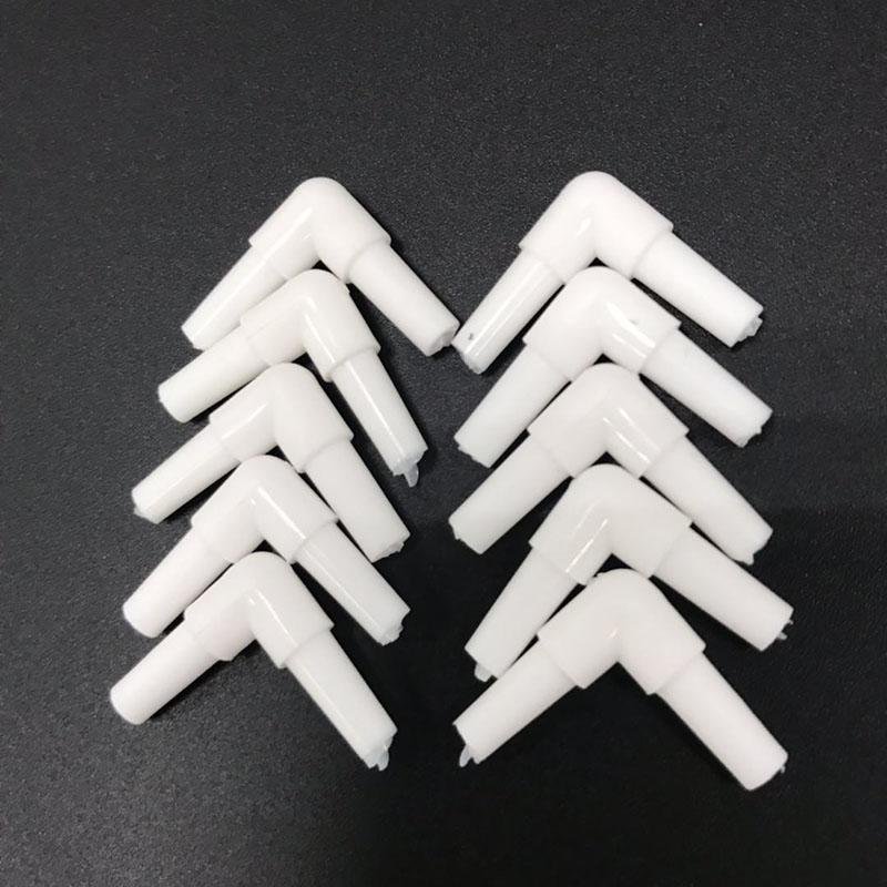 

10pcs/lot 4mm Aquarium Air Tube Connector Elbow Y shape Fish Tank Accessories Air Pump Connector Control Valve Air Pipe Tubes Dia. 4mm білий