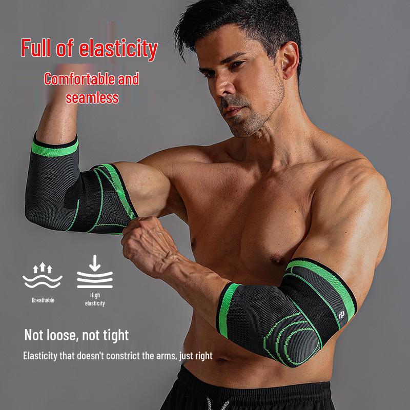 Sports Elbow Compression Sleeve for Weightlifting, Basketball, Tennis, and Cycling