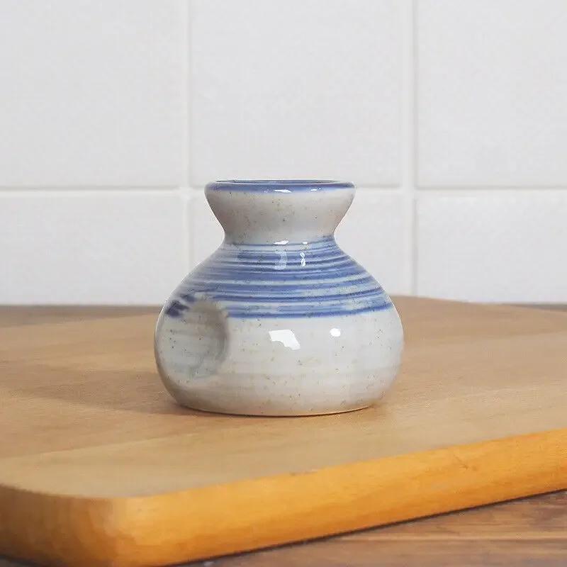 

Japanese Ceramic Toothpick Holder Fruit Picks Container Jar Box Flower Vase Retro Small Vases Decor Toothpick Dispenser Box
